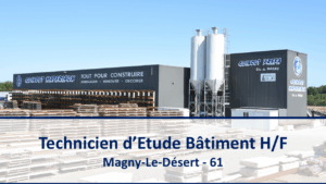 Recrutement Technicien d'etude Batiment